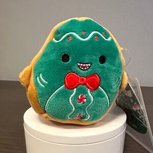 Squishmallows Mork the Gingerbread Shark